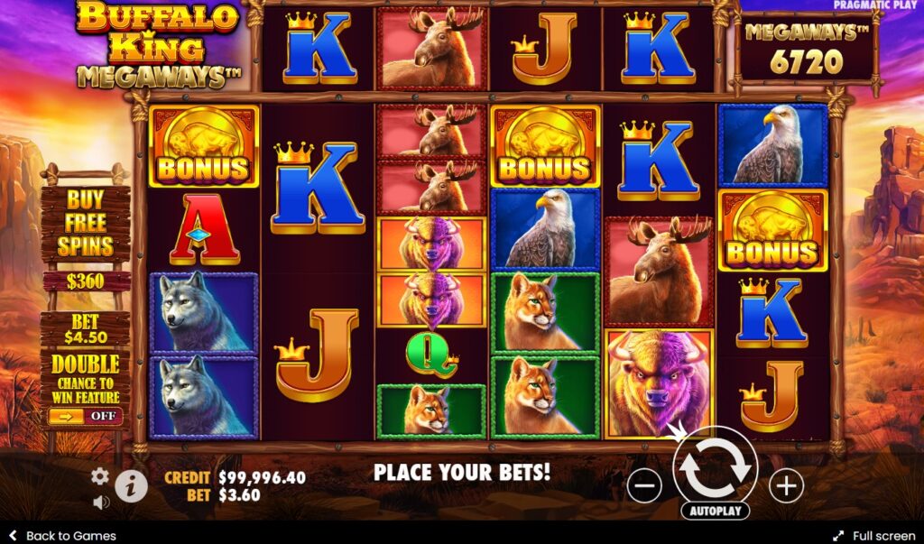 Buffalo King Megaways Slot - Gameplay Preview